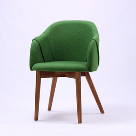 欧式实木轻奢靠背休闲椅现代创意酒店餐厅椅子咖啡厅餐椅