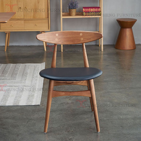 欧式餐椅实木椅子北欧简约现代风格休闲椅沙发椅时尚餐椅