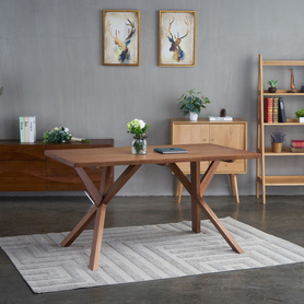 欧式实木小户型餐桌 客厅实木餐桌 室内实木餐桌 组合实木餐桌