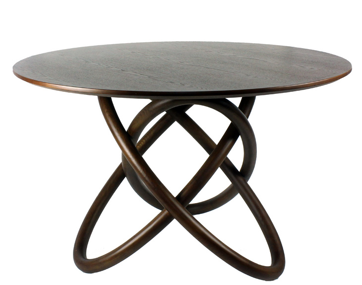 新款北欧实木餐桌 时尚设计白蜡木圆桌餐桌简约组合桌椅
