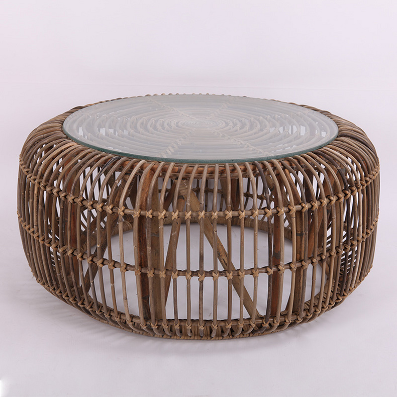 RATTAN SIDE TABLE - 90806