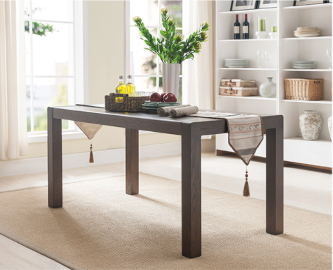 优木家具 纯实木餐桌1.4米餐桌椅组合一桌四椅橡木1.6米北欧家具