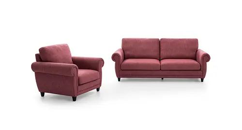 FS9033 Exquisite Two-seater Fabric Sofa