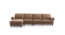 FS9056 Modern Fabric L-shaped Multi Seater Sofa