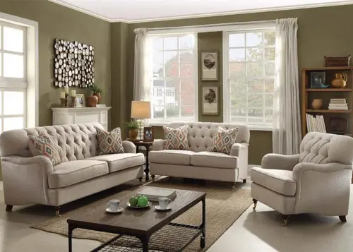 HS-196 Chesterfield sofa sets