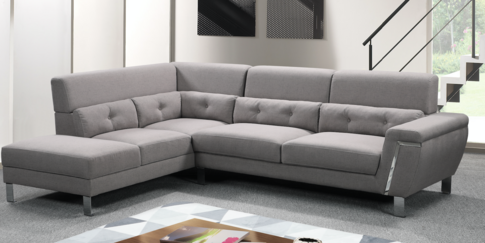 Modern Fabric L-shaped Corner Sofa  W8035