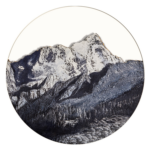 雪山 画雪山 画-test