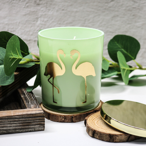 热情夏日果香味火烈鸟礼盒装香薰蜡烛-test