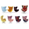 Tengye TENGYE creative cafe swivel sofa chair Nordic cowhide egg chair leisure lazy reclining chair TY-401