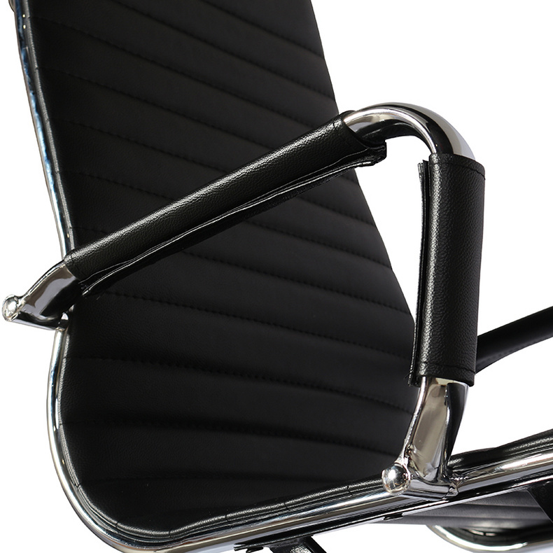 Tengye TENGYE leather office chair lift and rotate home computer chair bow-shaped PU staff meeting chair TY-206A