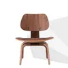 Tengye TENGYE Nordic curved wood dining table and chairs cafe leisure chair solid wood small bench Eames puppy chair TY-101