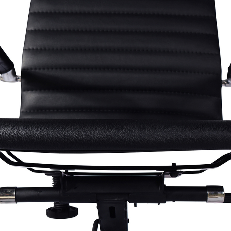 Tengye TENGYE leather office chair lift and rotate home computer chair bow-shaped PU staff meeting chair TY-206A