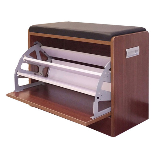 hot saling living room wooden shoe cabinet with seat鞋柜