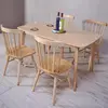Tengye TENGYE solid wood dining chair Nordic classic ash Windsor chair hotel home all solid wood back chair GW013