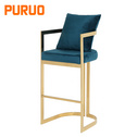 Modern new design stainless steel legs dining chairs fabric for home banquet furniture椅子