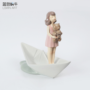 梦的新起点家居摆件陶瓷工艺品（玻璃钢）