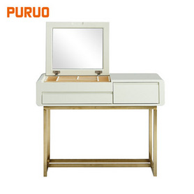 European modern style cosmetic storage mirrored designs dressing table for bedroom furniture梳妆台