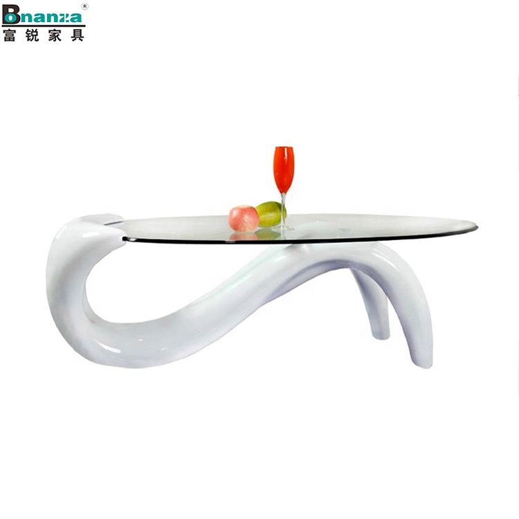 Stylish Small Glass Tea TableT-203#