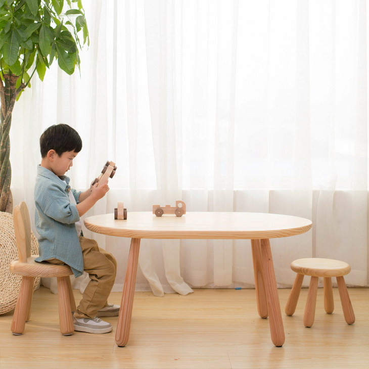 儿童桌椅套装幼儿园早教课桌椅实木家用宝宝玩具桌游戏画画桌子