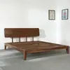 North American Black Walnut Solid Wood Flat Bed