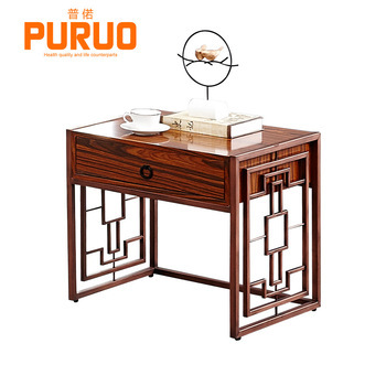 Luxury living roomend table bedroom night stand  antique wooden office side table wood边桌