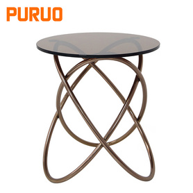 Stainless steel side table modern design for home furniture边桌