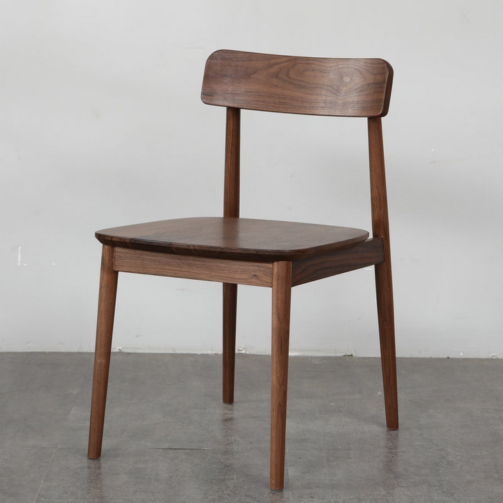 黑胡桃实木餐椅有为椅