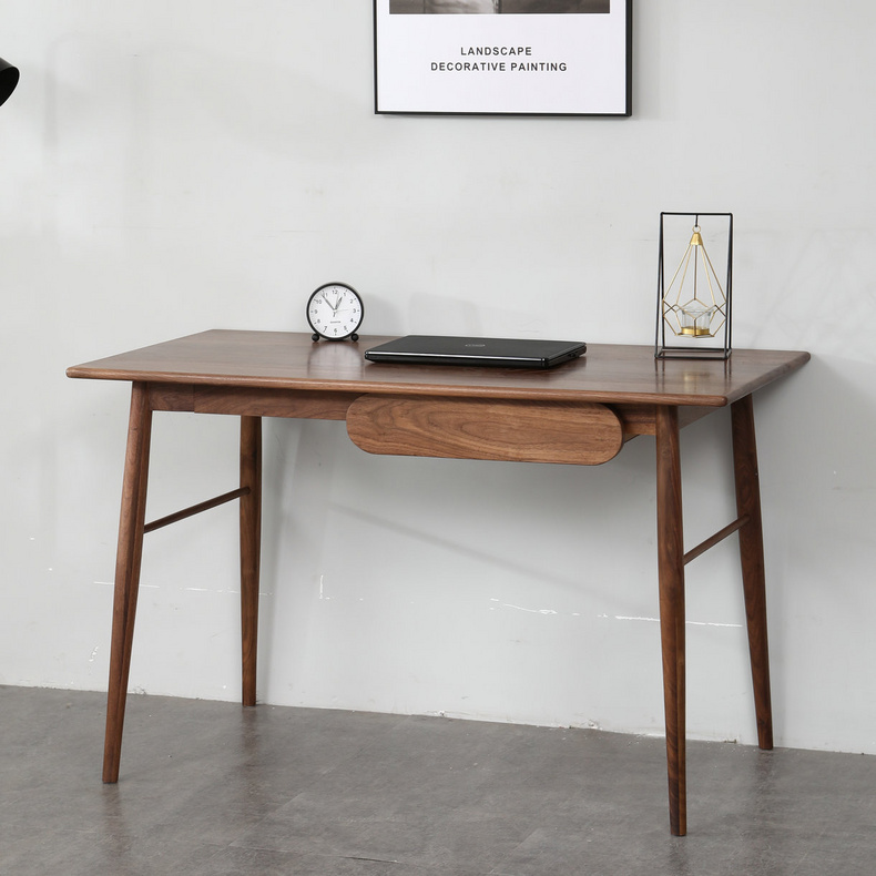 Black Walnut Solid Wood Tsinghua Desk