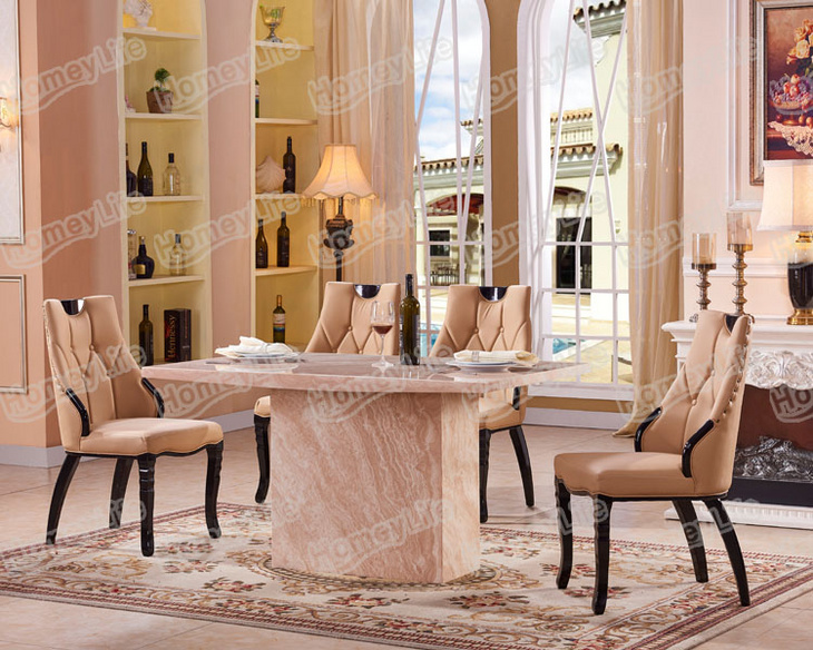 Marble dining table餐桌椅