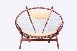round-backed armchair