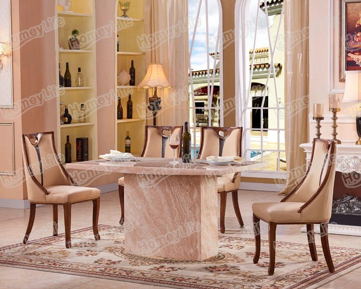 Marble dining table餐桌椅