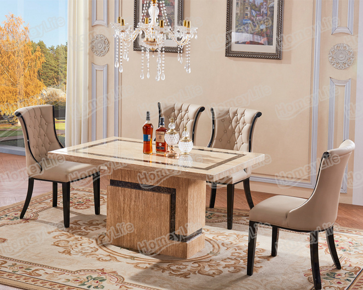Marble dining table餐桌椅