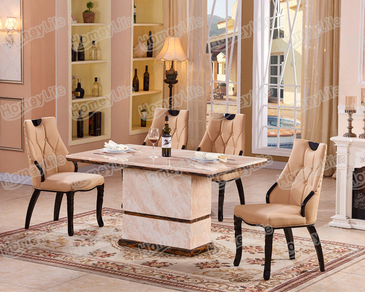 Marble dining table餐桌椅