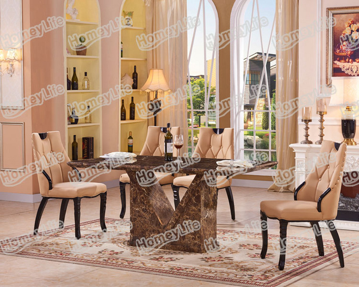 Marble dining table餐桌椅