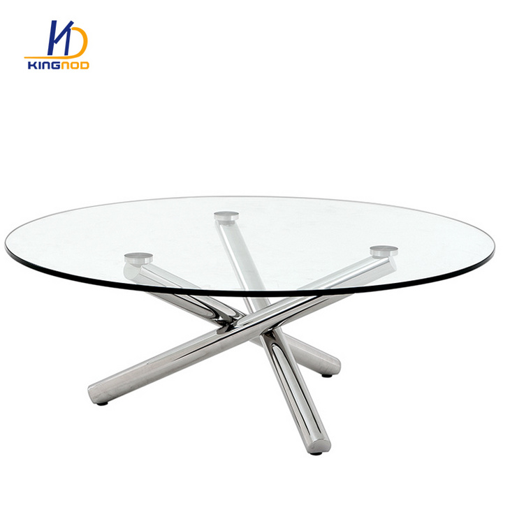 钢化玻璃圆餐桌