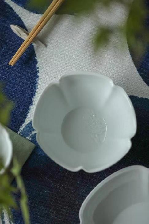 梅花烙 青白瓷日用餐具