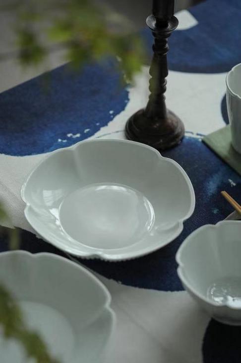 梅花烙 青白瓷日用餐具
