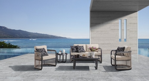 Factory Leisure Hotel Aluminum Garden Sofa Patio Home Outdoor Furniture BP-8123B City Sofa