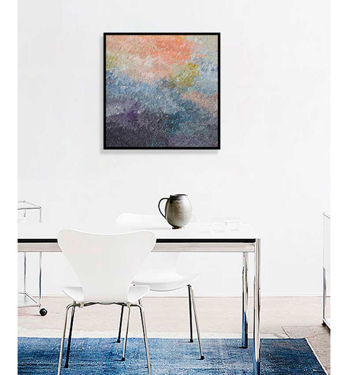 维格列艺术 油画艺术品 《彩云追月》