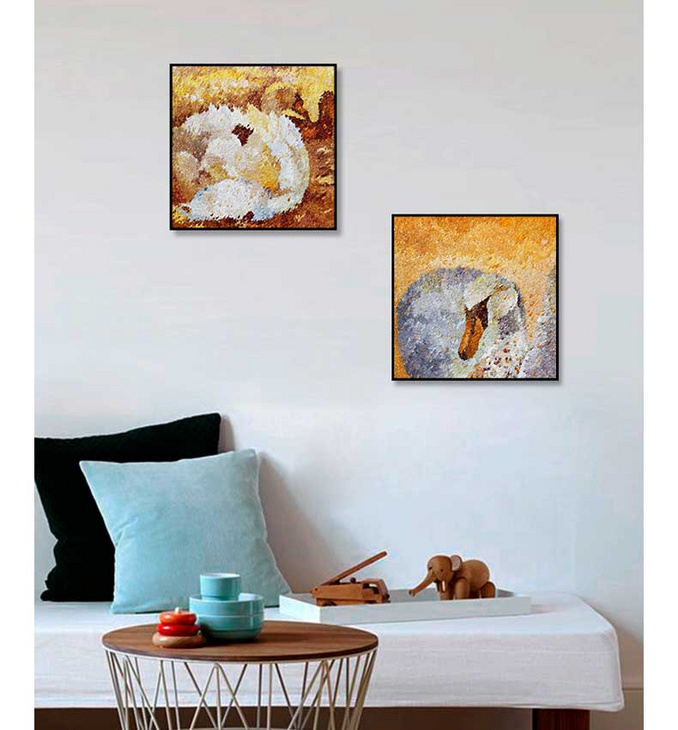 维格列艺术 油画艺术品 《翅膀成诗》