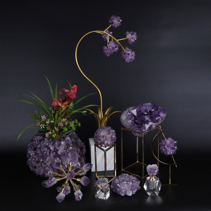 天然紫水晶（Amethyst Cluster）