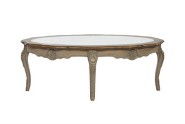Marble top coffee table set
