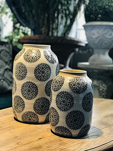手拉系列印花陶瓷花器
