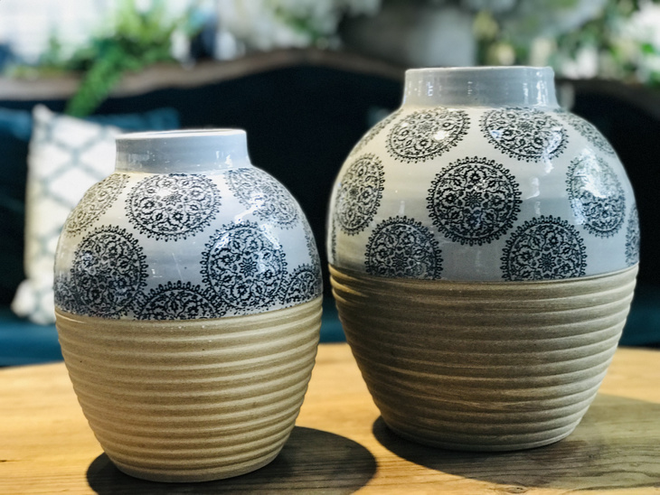 手拉系列印花陶瓷花器