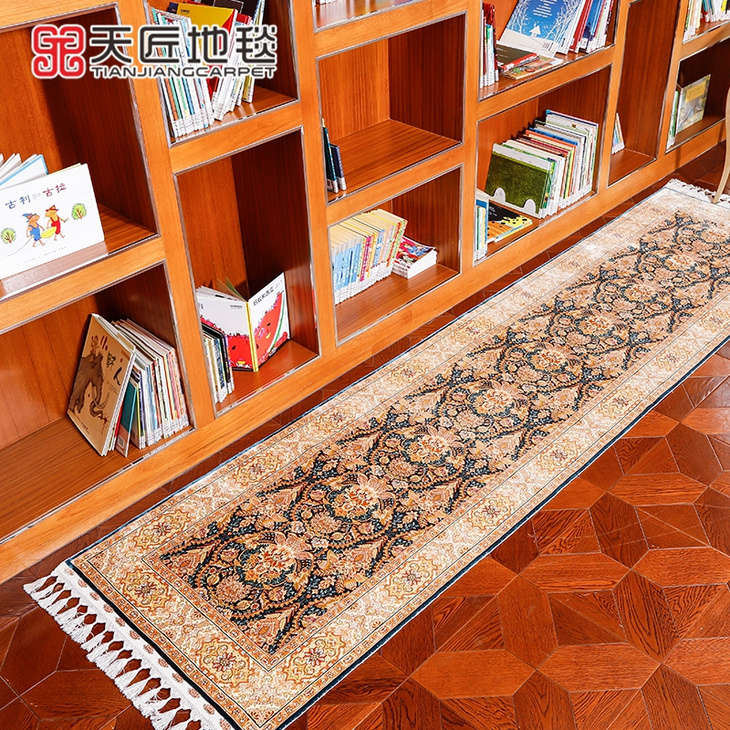 天匠地毯手工打结真丝地毯进口地毯走廊毯
