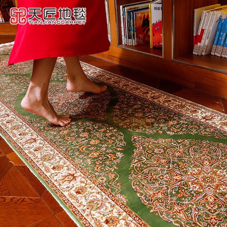 天匠地毯手工打结真丝地毯进口地毯走廊毯