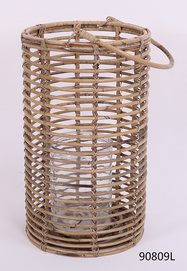 RATTAN LANTERN 90809L