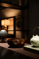 新中式  茶室空間  家居飾品