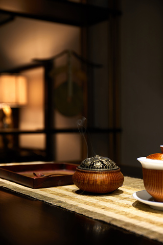 新中式  茶室空間  家居飾品