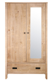 2 door wardrobe（with mirror）